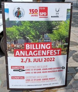 Billinganlagenfest Fürth — Amm’sche Wirtschaft, Billinganlage 90766 Fürth